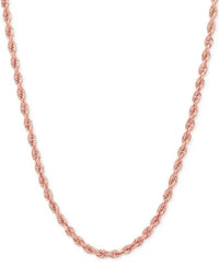 ROPE CHAIN-ROSE GOLD