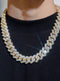 18" DIAMOND CUBAN LINK CHAIN - GOLD